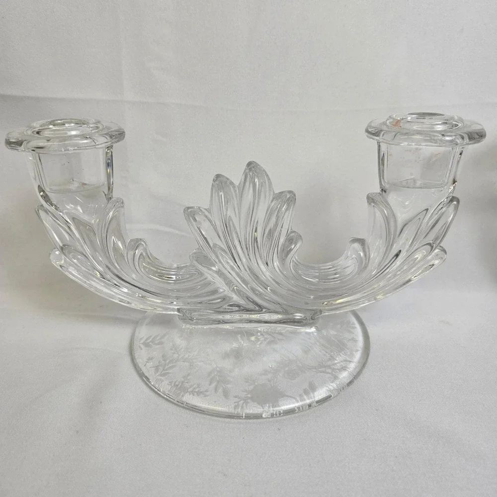 Fostoria pair vintage